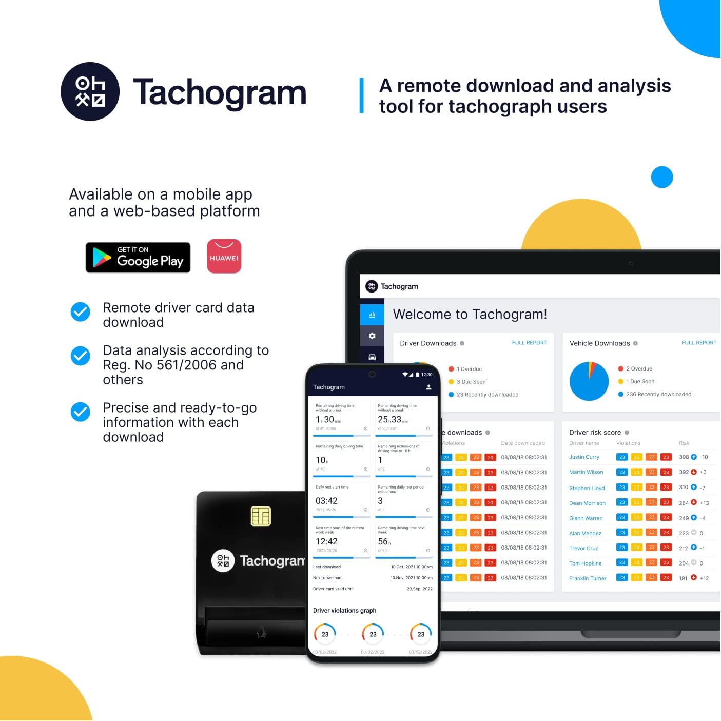 Lettore Carte Tachigrafo con Tacho Analyzer - immagine 4