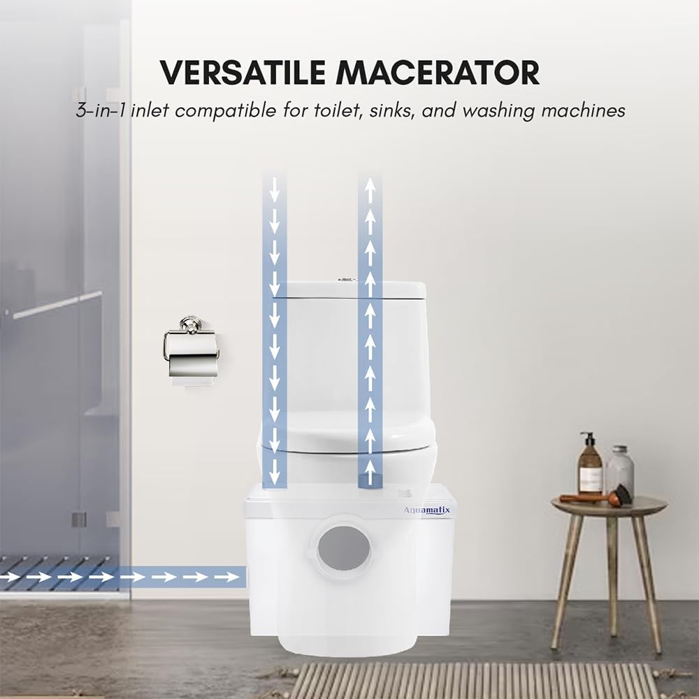 Aquamatix Trituratore Pompa Maceratore 600W 240L/min - immagine 4