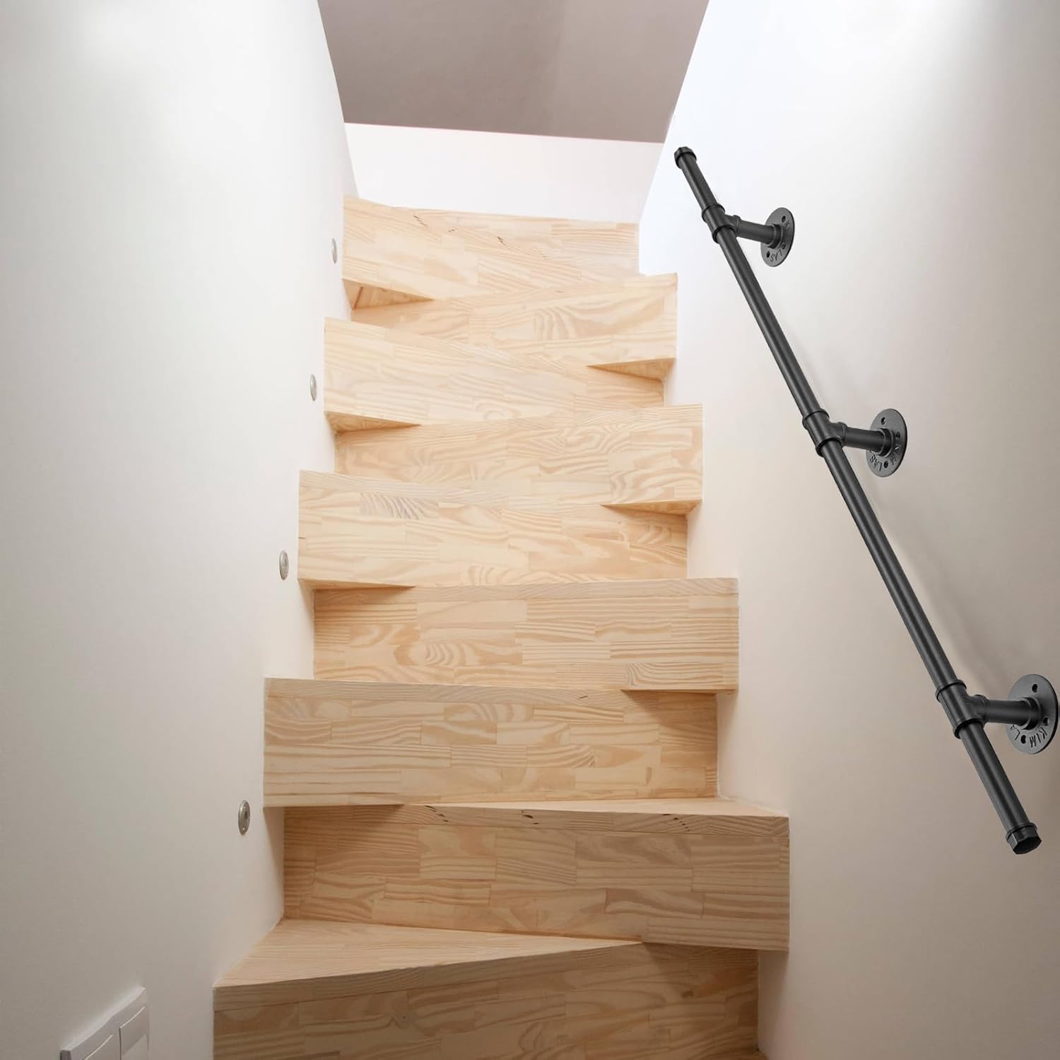 Magtctyae Corrimano per Scale in Ferro Battuto 2.45m - immagine 7