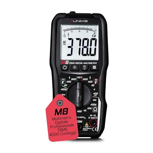 Uniks M8 Multimetro Digitale Professionale TRMS