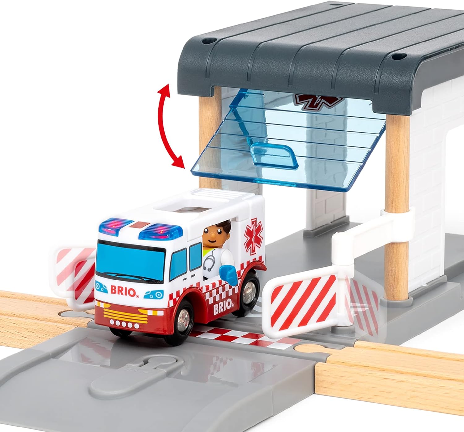 BRIO World Rescue Team - Set Treno in Legno - immagine 4