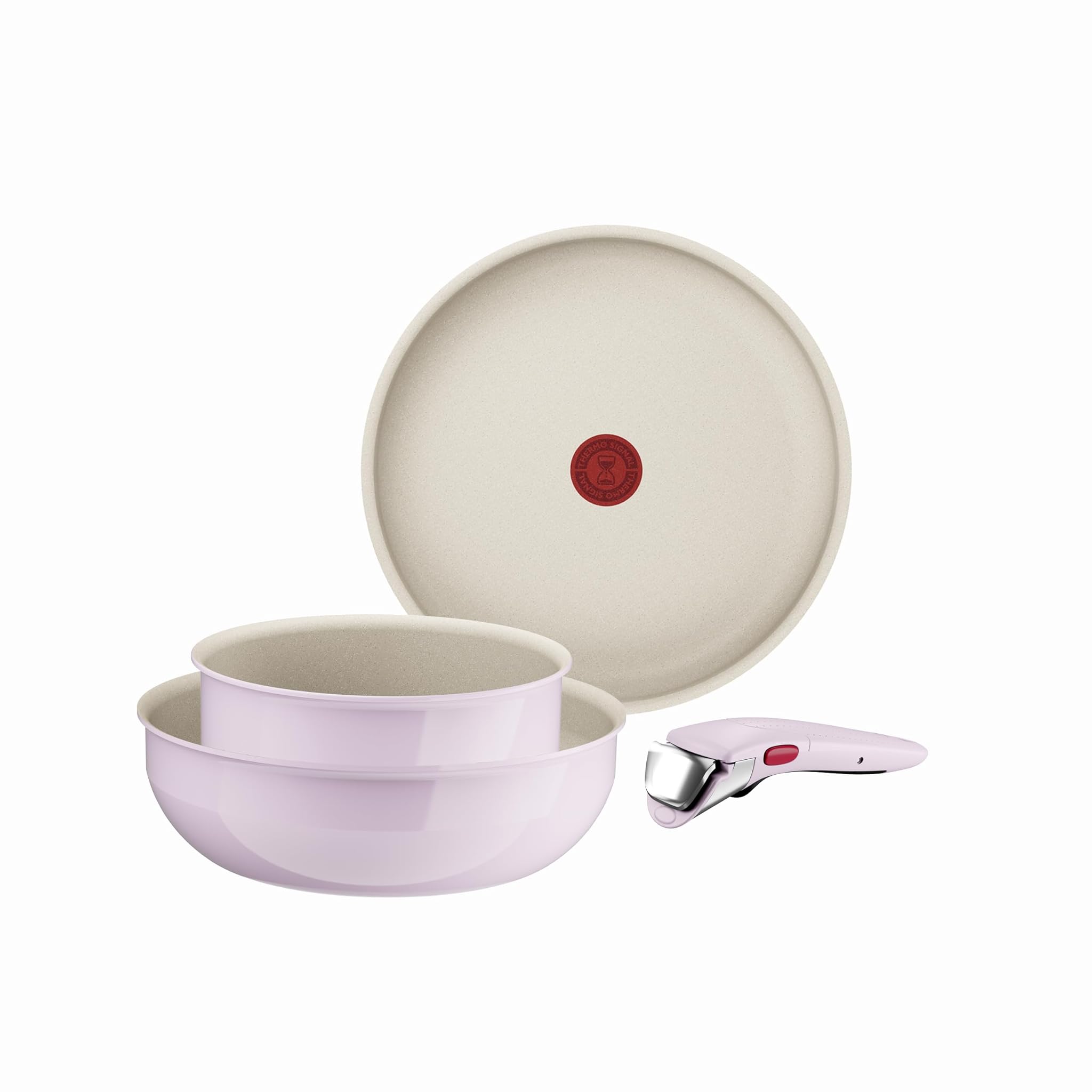 Tefal Ingenio Serenity - Set 4 Pentole Wok Antiaderenti