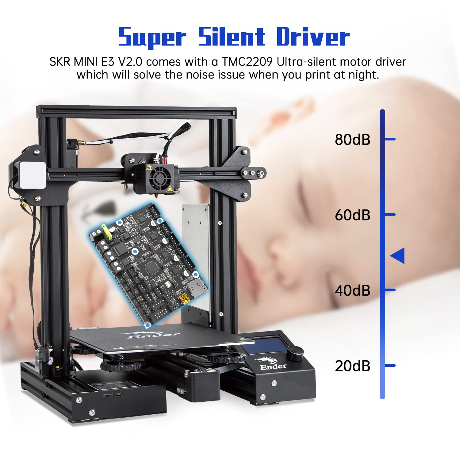 BIGTREETECH SKR Mini E3 V2.0 Scheda di Controllo Stampante 3D - immagine 4