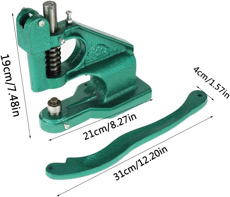 Wakects Macchina per Occhielli con 3 Fustelle - immagine 3