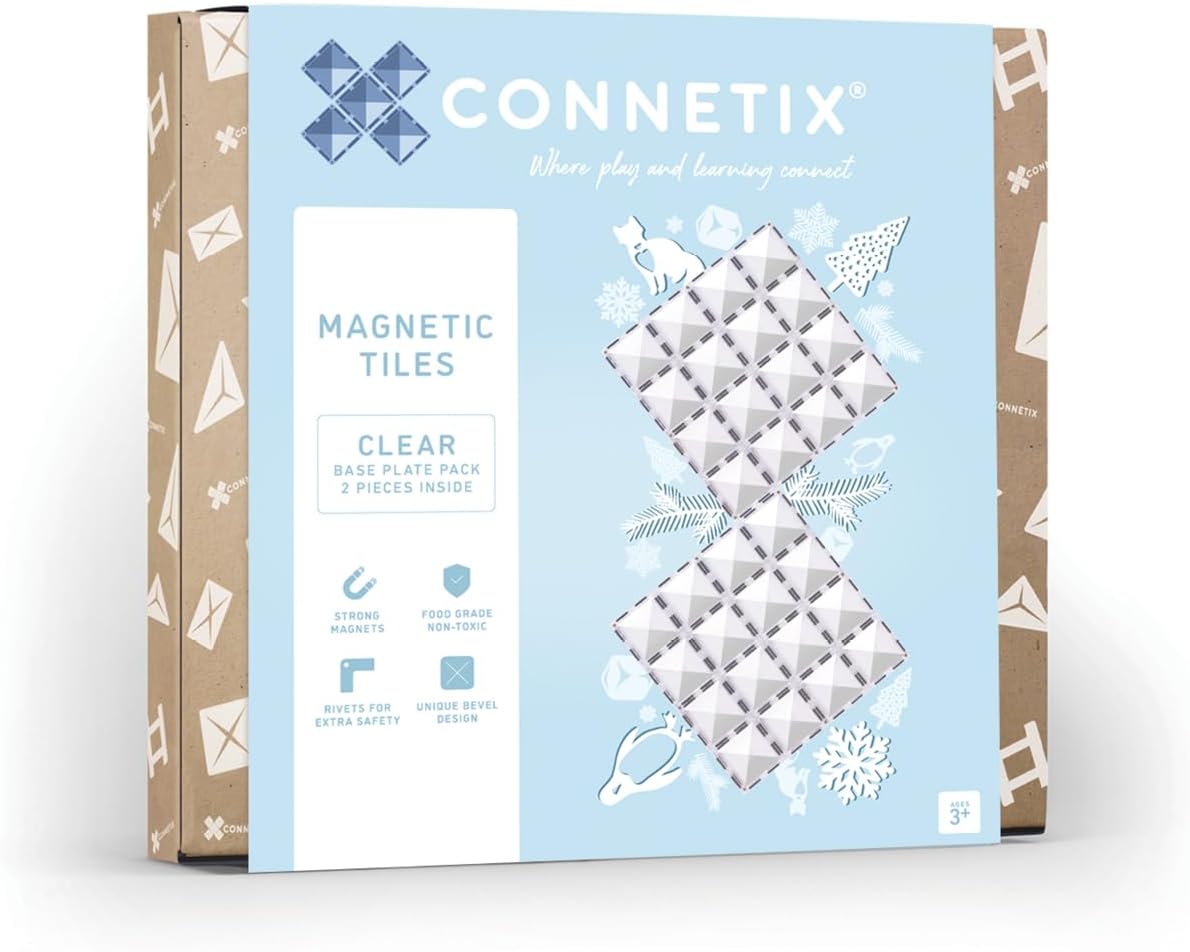 CONNETIX Chiaro Pacchetto Piastra di Base, 2 Pezzi - immagine 1