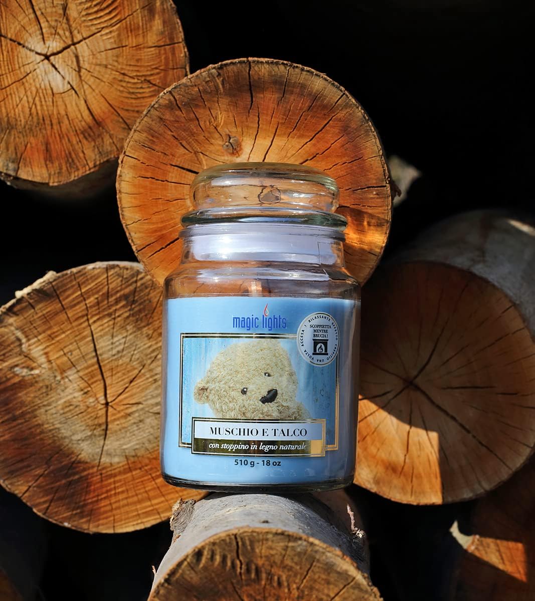 Magic Lights Candela Profumata in Giara 510g - immagine 4