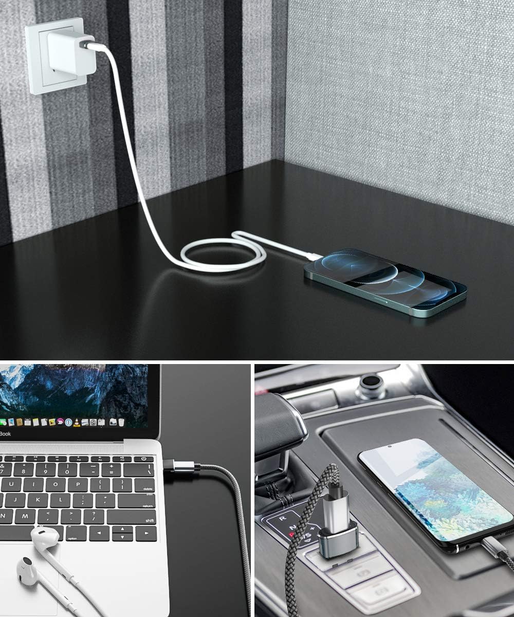 Elebase Adattatore USB-C Femmina a USB Maschio 4Pack - immagine 6