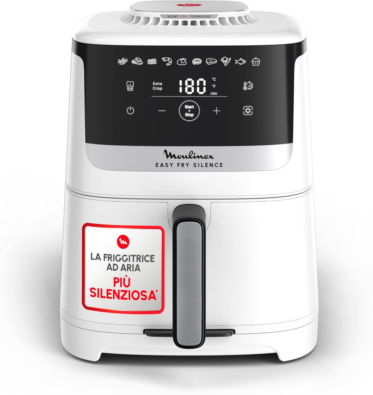 Moulinex Easy Fry Silence - Friggitrice ad Aria 5L Bianca - immagine 1