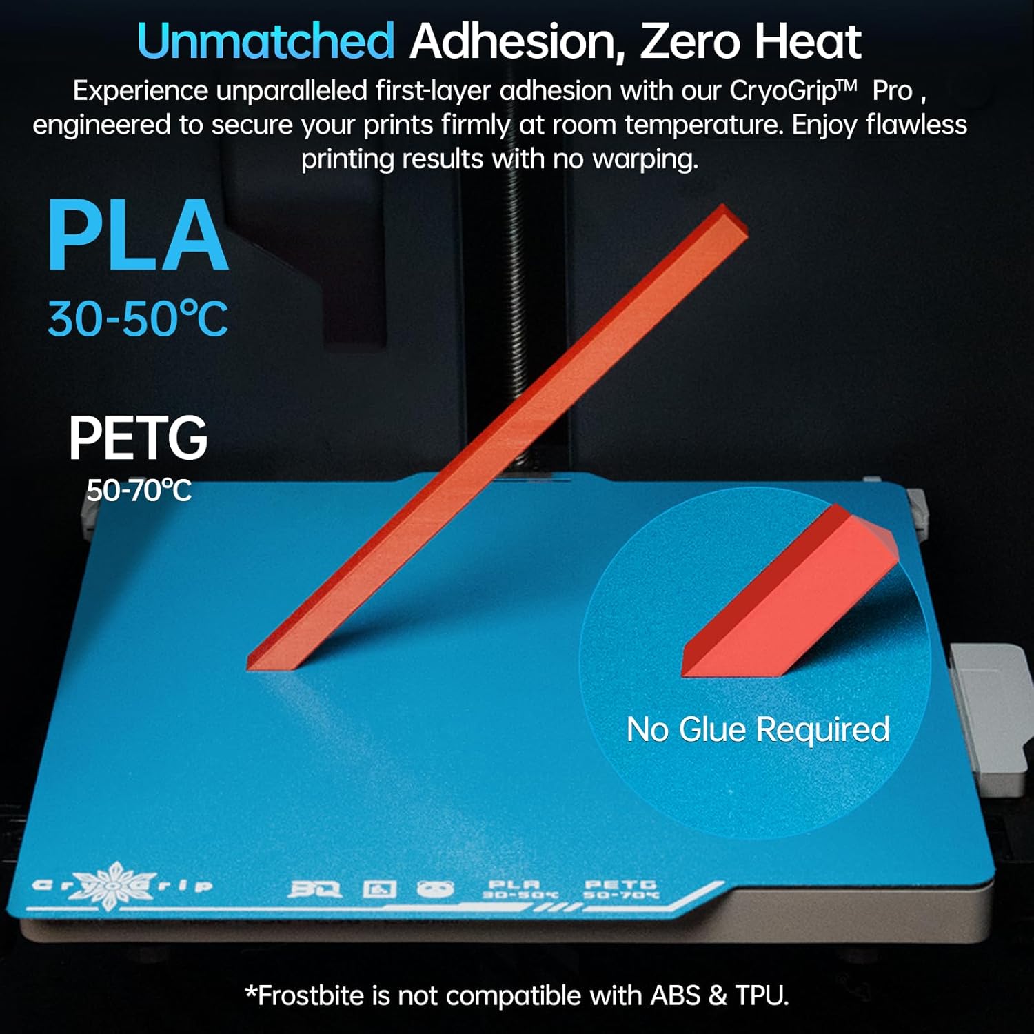 BIQU CryoGrip Pro Frostbite Panda Piastra Stampa 3D - immagine 2