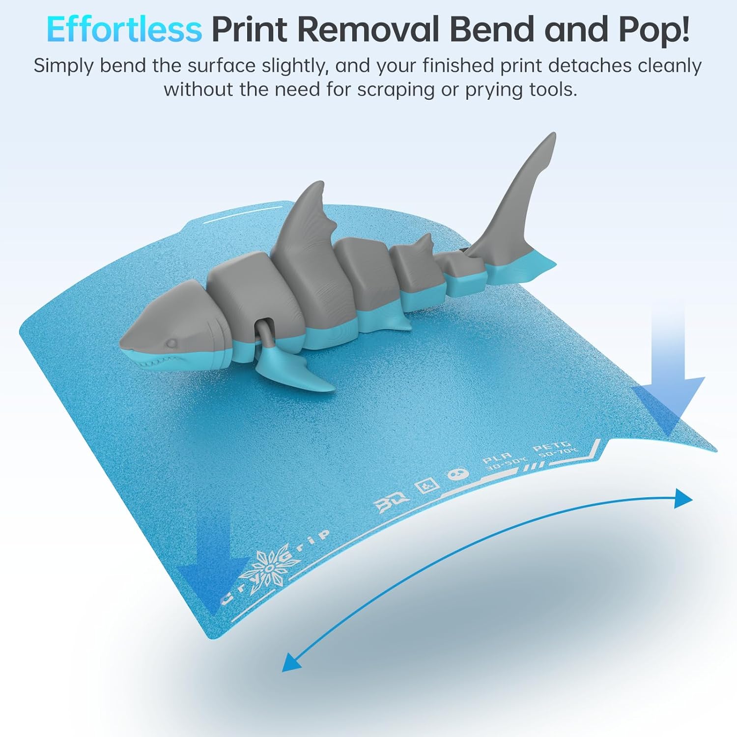 BIQU CryoGrip Pro Frostbite Panda Piastra Stampa 3D - immagine 5