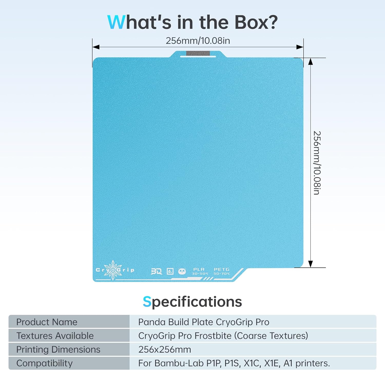 BIQU CryoGrip Pro Frostbite Panda Piastra Stampa 3D - immagine 7