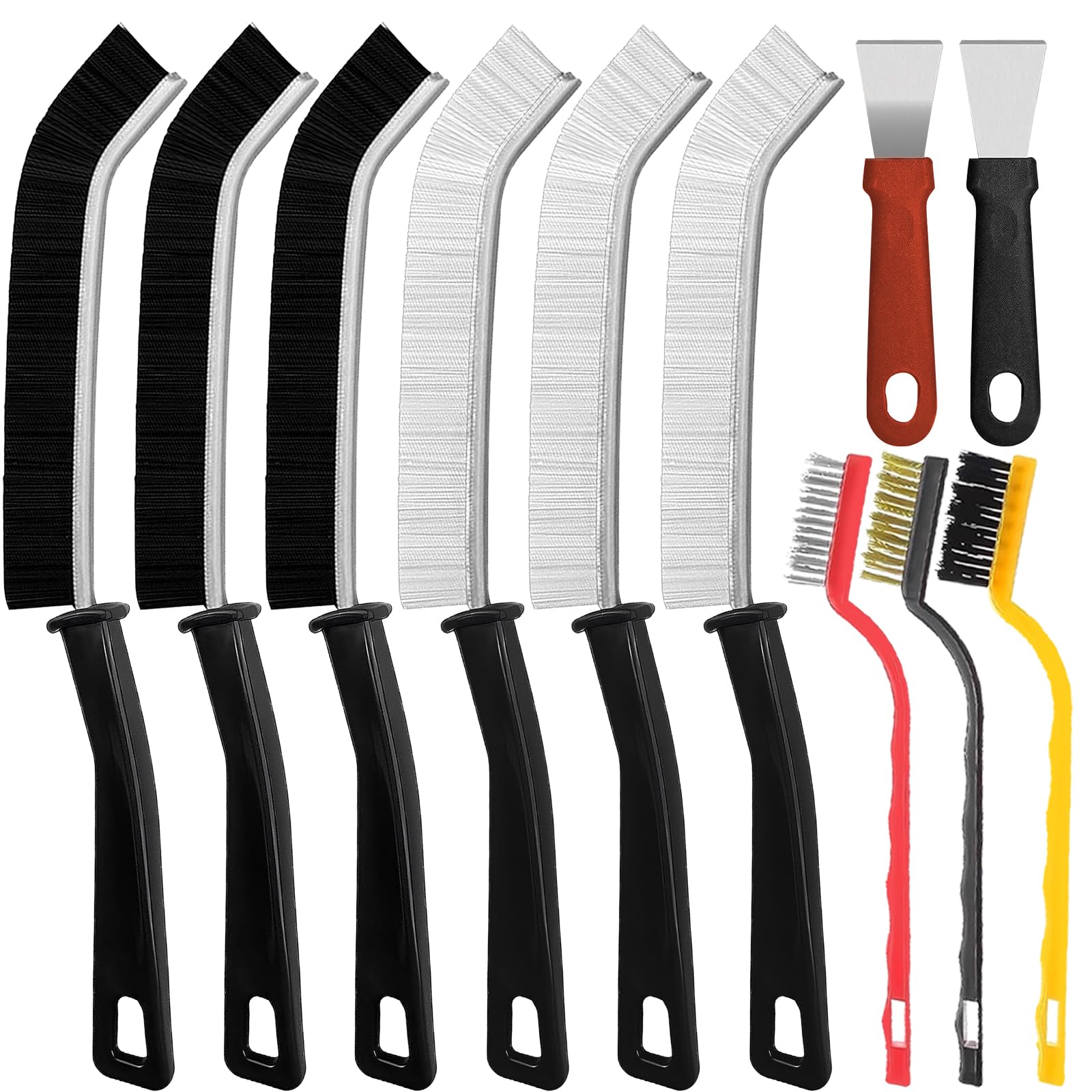 Zeuwets 11 Pcs Spazzola per la Pulizia delle Fessure