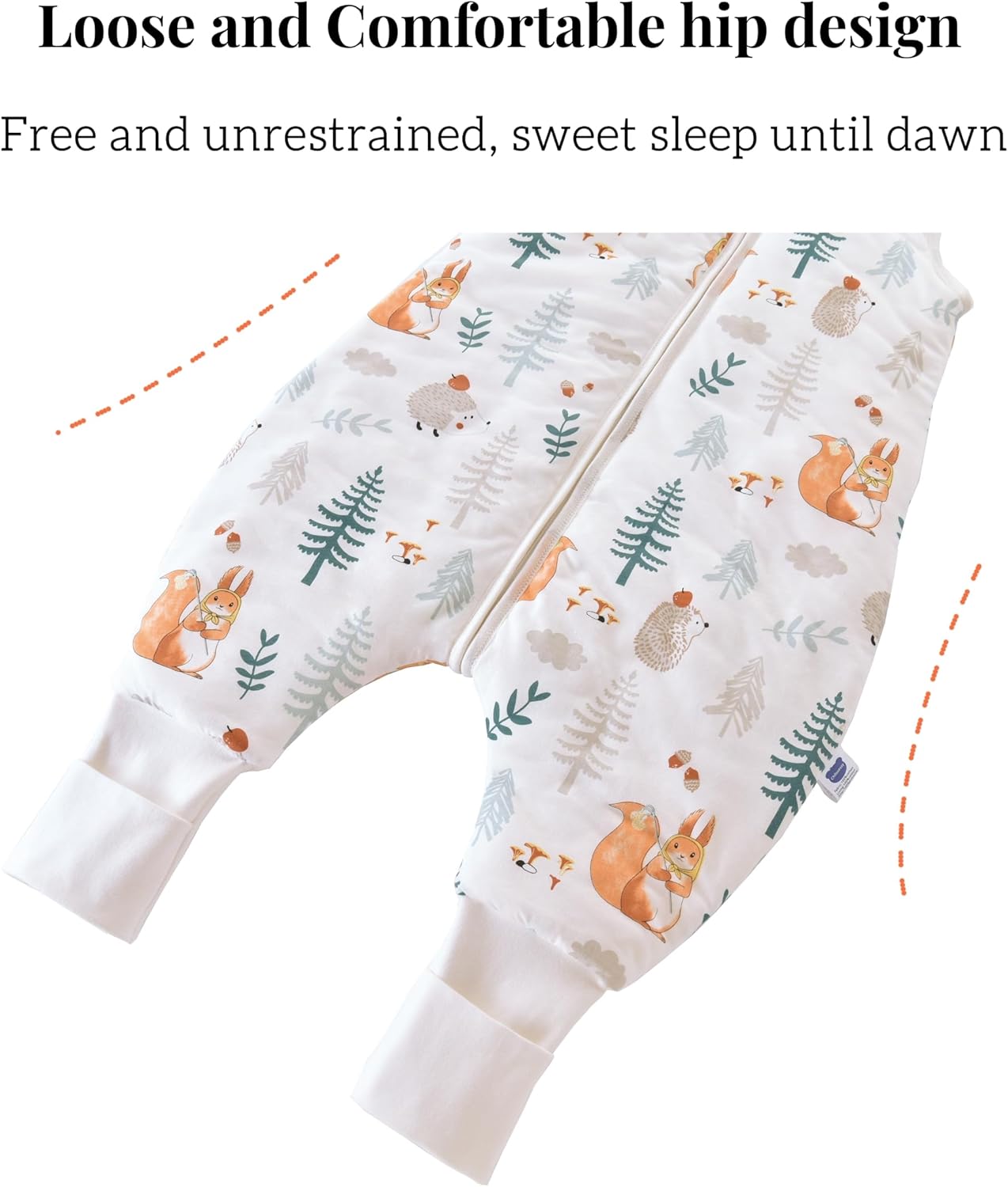 Chilsuessy Sacco nanna con gambe 2,5 Tog - immagine 5