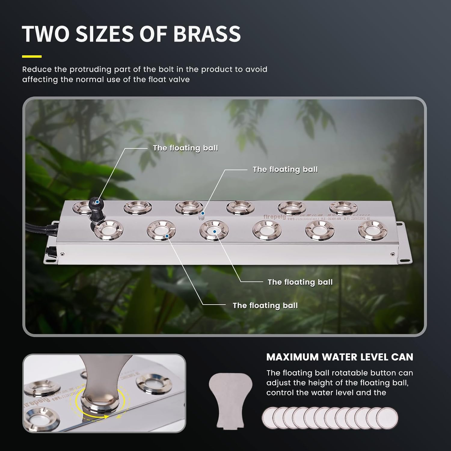 MOGOULUA Creatore di Nebbia 12 Teste Ultrasonico - immagine 5