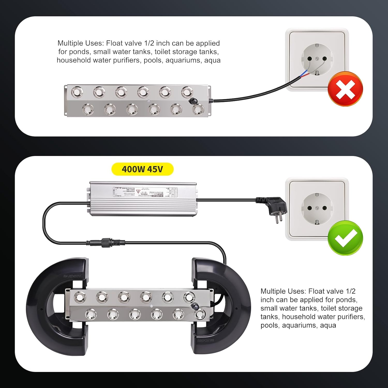 MOGOULUA Creatore di Nebbia 12 Teste Ultrasonico - immagine 8