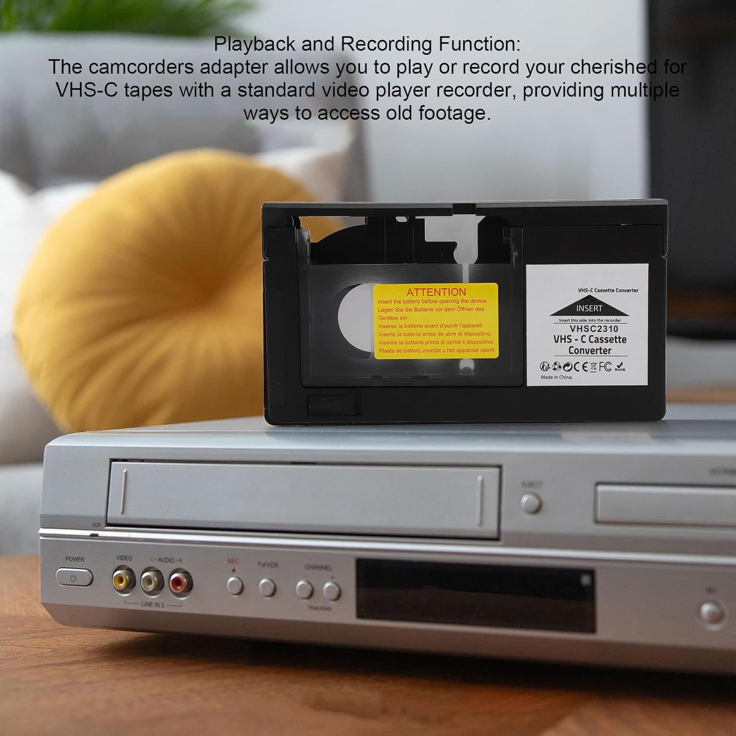 Adattatore per Cassette VHS-C per Videocamere SVHS - immagine 2