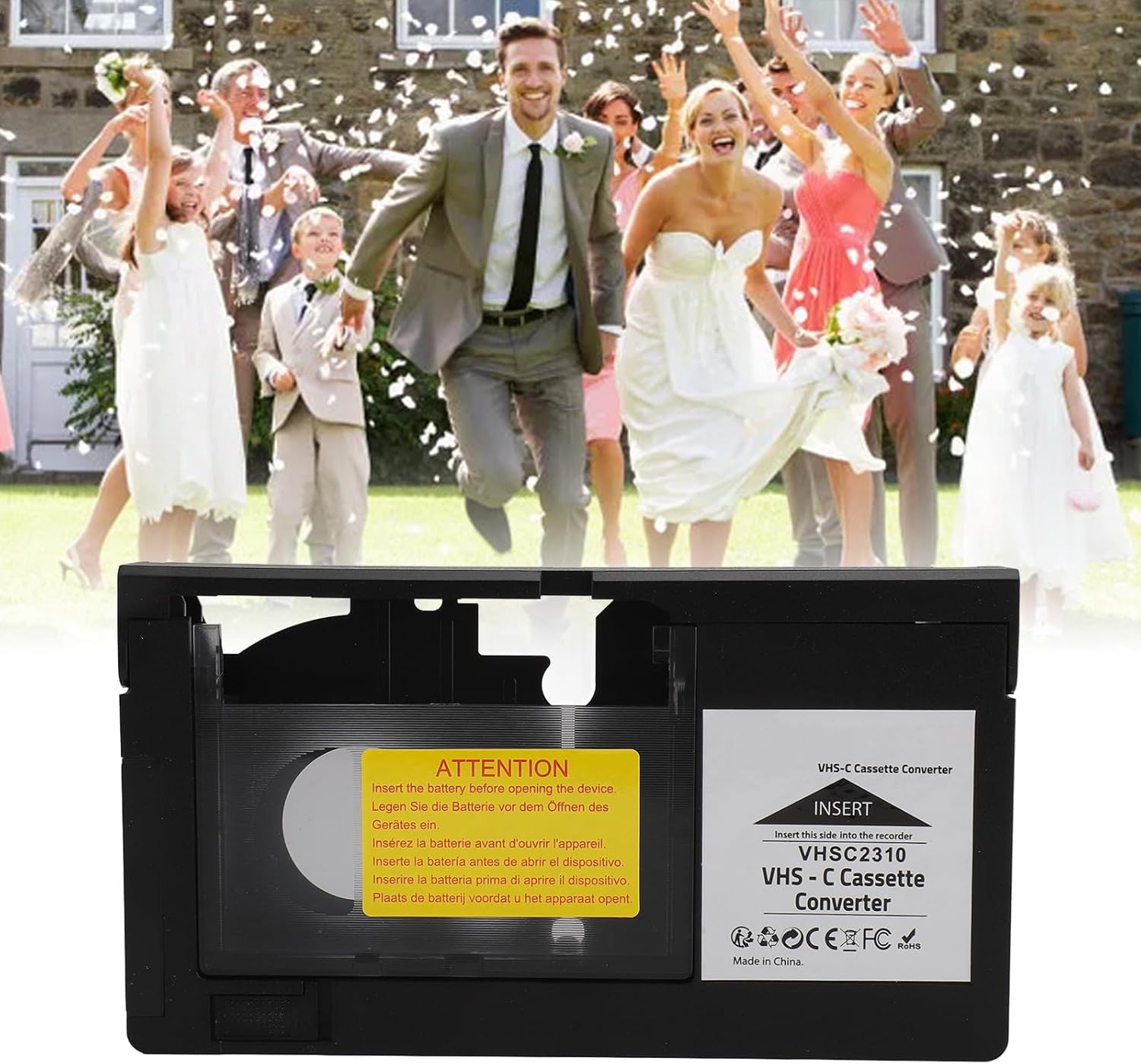 Adattatore per Cassette VHS-C per Videocamere SVHS - immagine 5