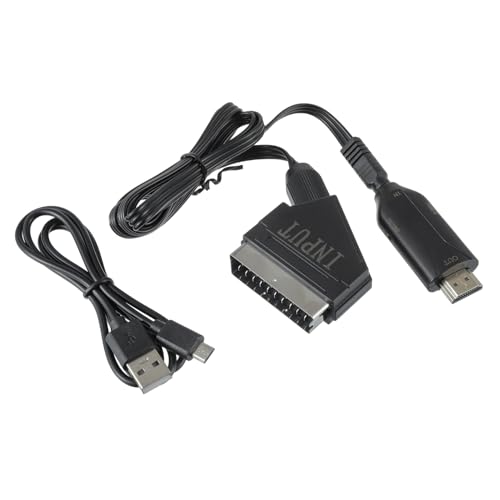 Adattatore Cavo SCART a HDMI Convertitore 1080p/720p