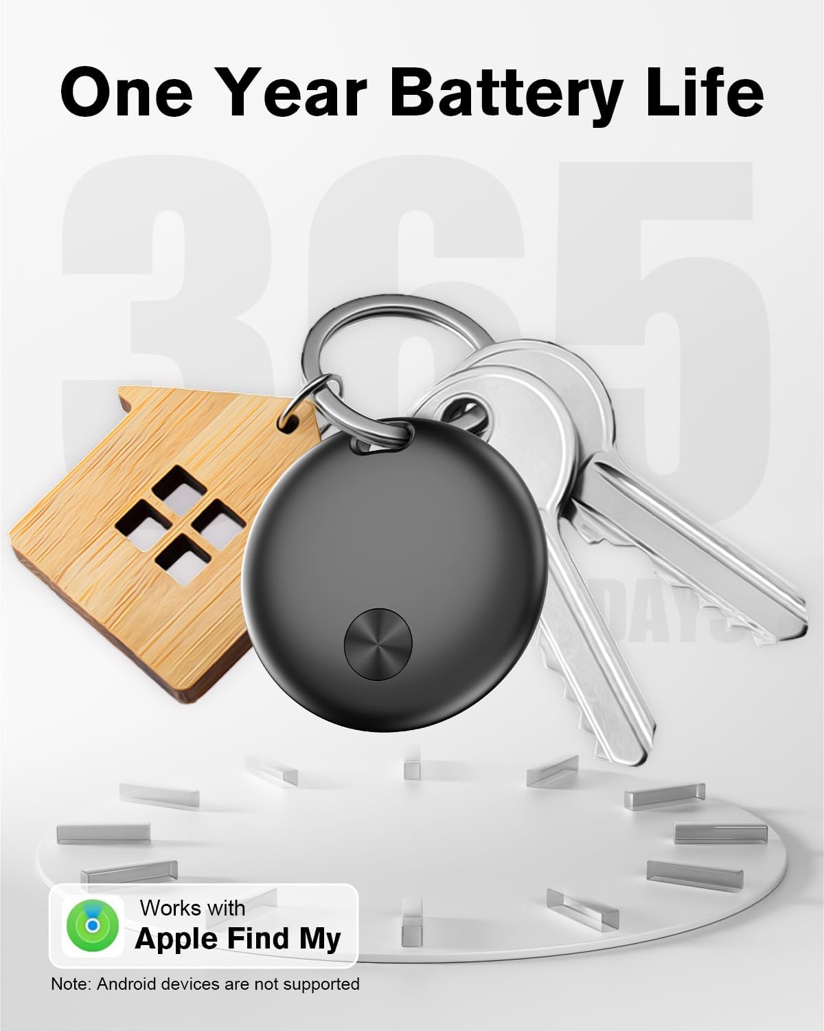 Smart Tracker Tag Compatibile Apple Dov'è - 4 Pezzi - immagine 6