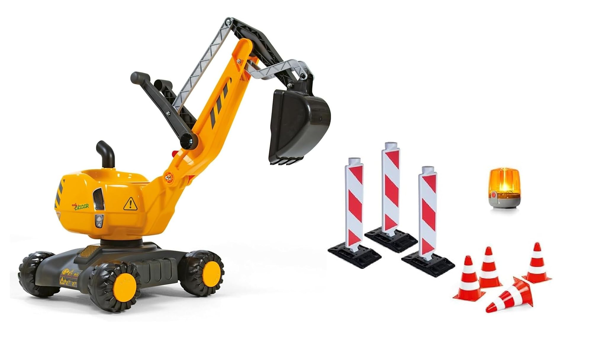 rollytoys Rolly Toys 421220 - Set da Cantiere con Escavatore