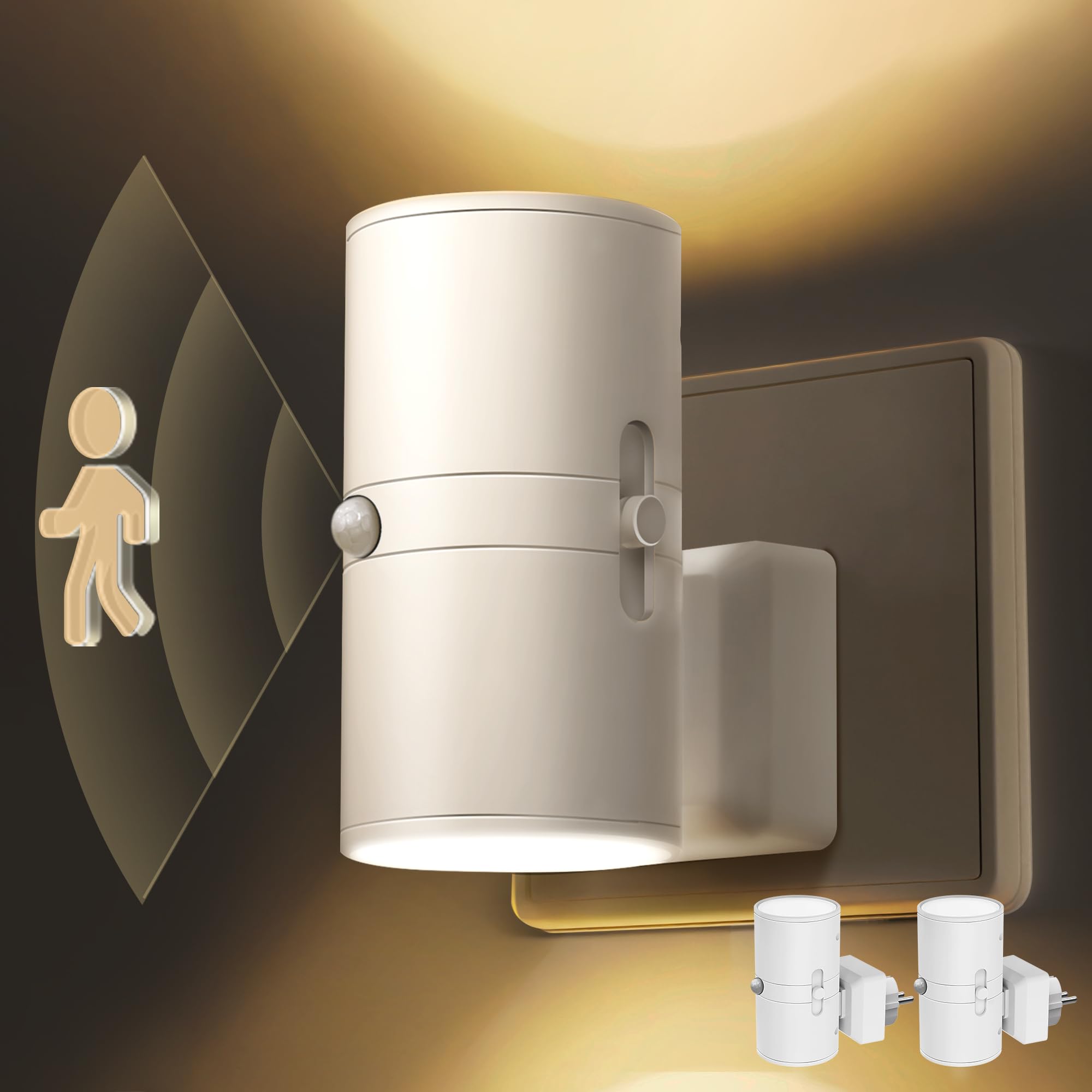 Lohas-led Luce Notturna Sensore Movimento da Presa