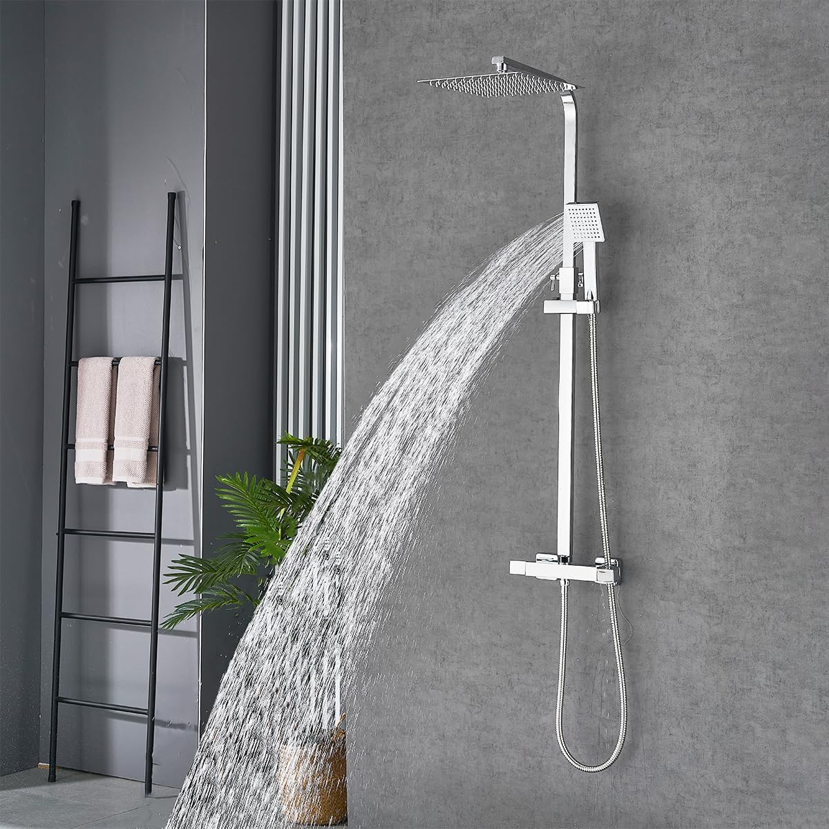 Plumbsys Colonna Doccia Termostatica Cromo - immagine 2