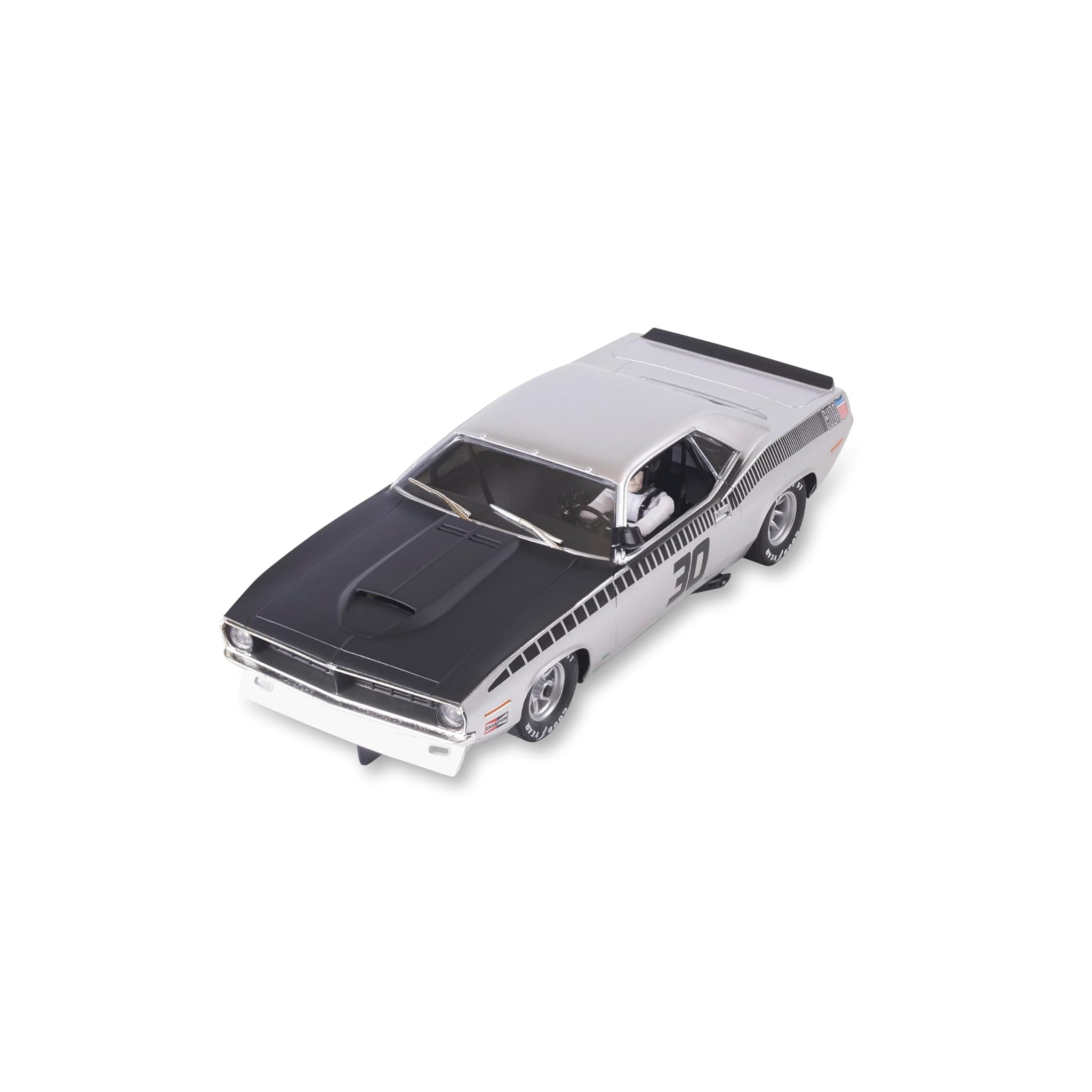 SCX - Veicolo da corsa Advance - Auto Slot Scala 1:32 (Cuda-Silver)