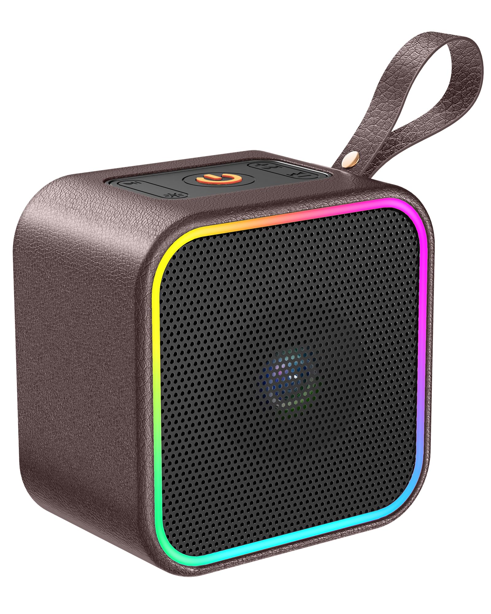 Cassa Bluetooth Portatile, Speaker Bluetooth 5.3 Altoparlante Wireless con Luce LED Colorata Cassa Portatile, Suono Stereo con Mic Incorporato, 10 Ore di Riproduzione per Casa, Esterno, Viaggi 2025