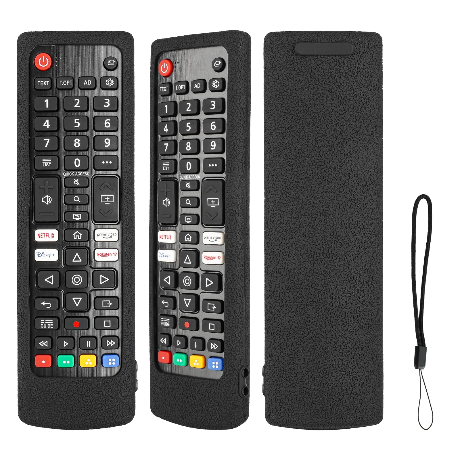 Custodia Protettiva in Silicone per Telecomando LG TV, Nero