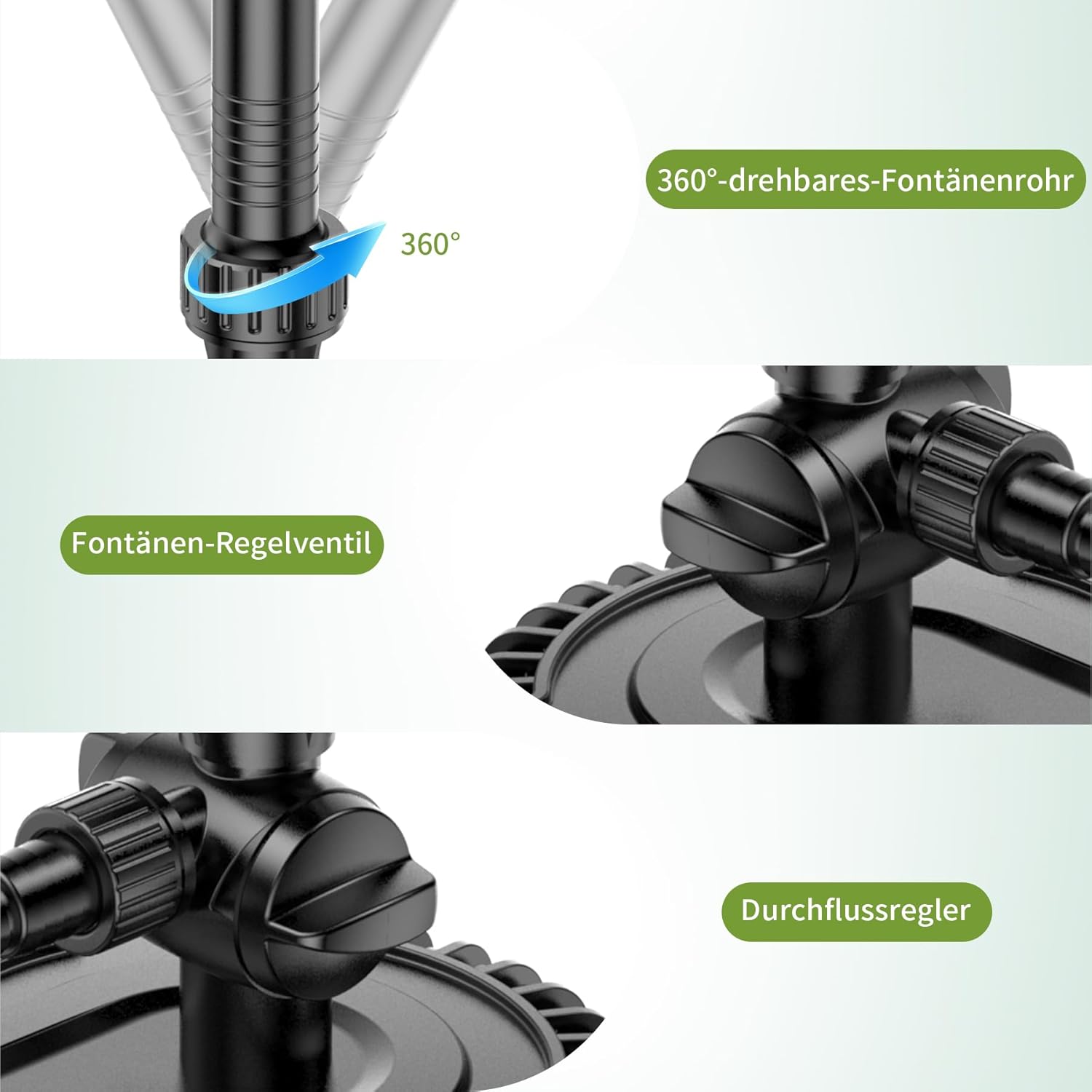 Forever Speed Pompa per Fontane Esterna 1000L/H 20W - immagine 6