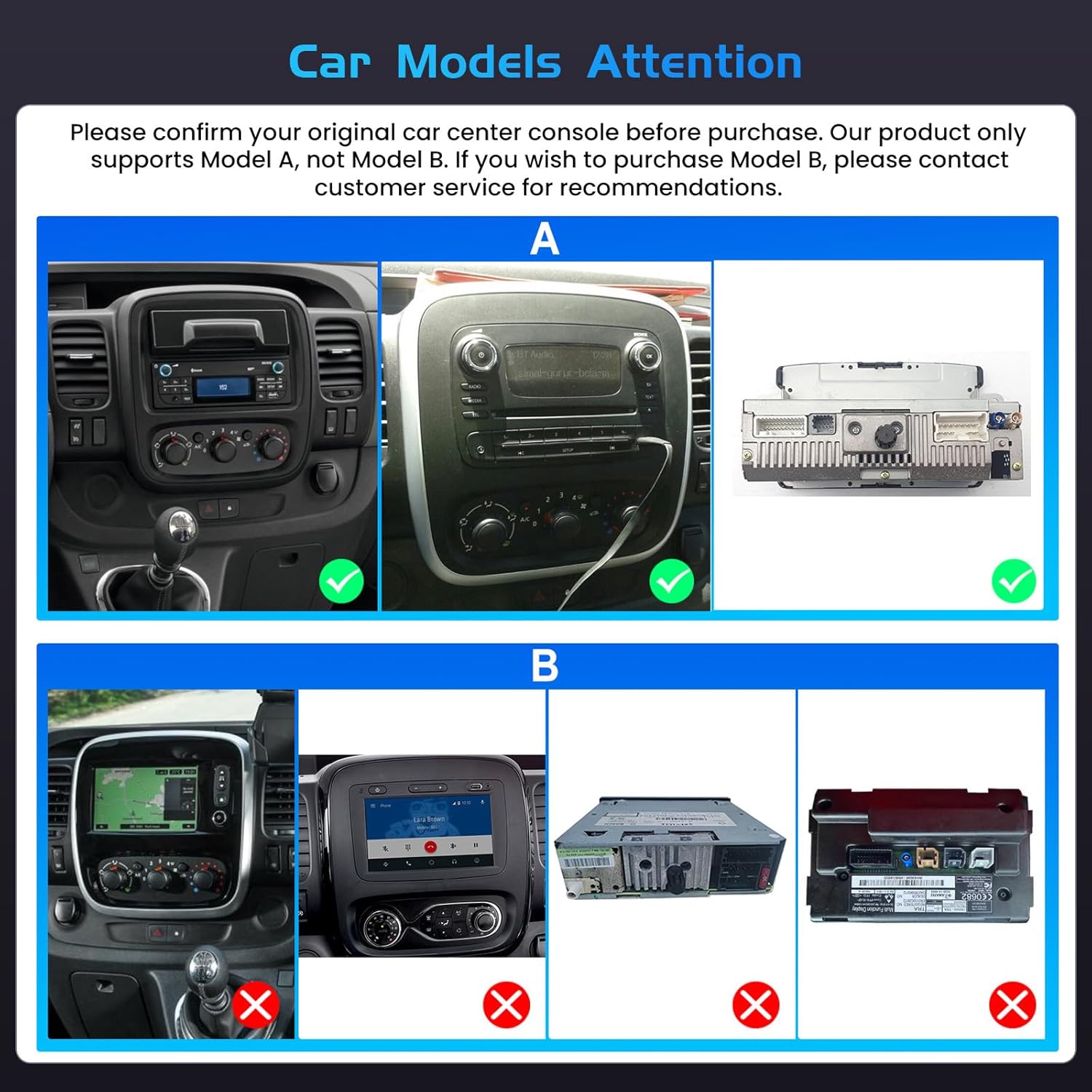 Autoradio Android 15 per Renault Trafic 3 9" In-Cell - immagine 2