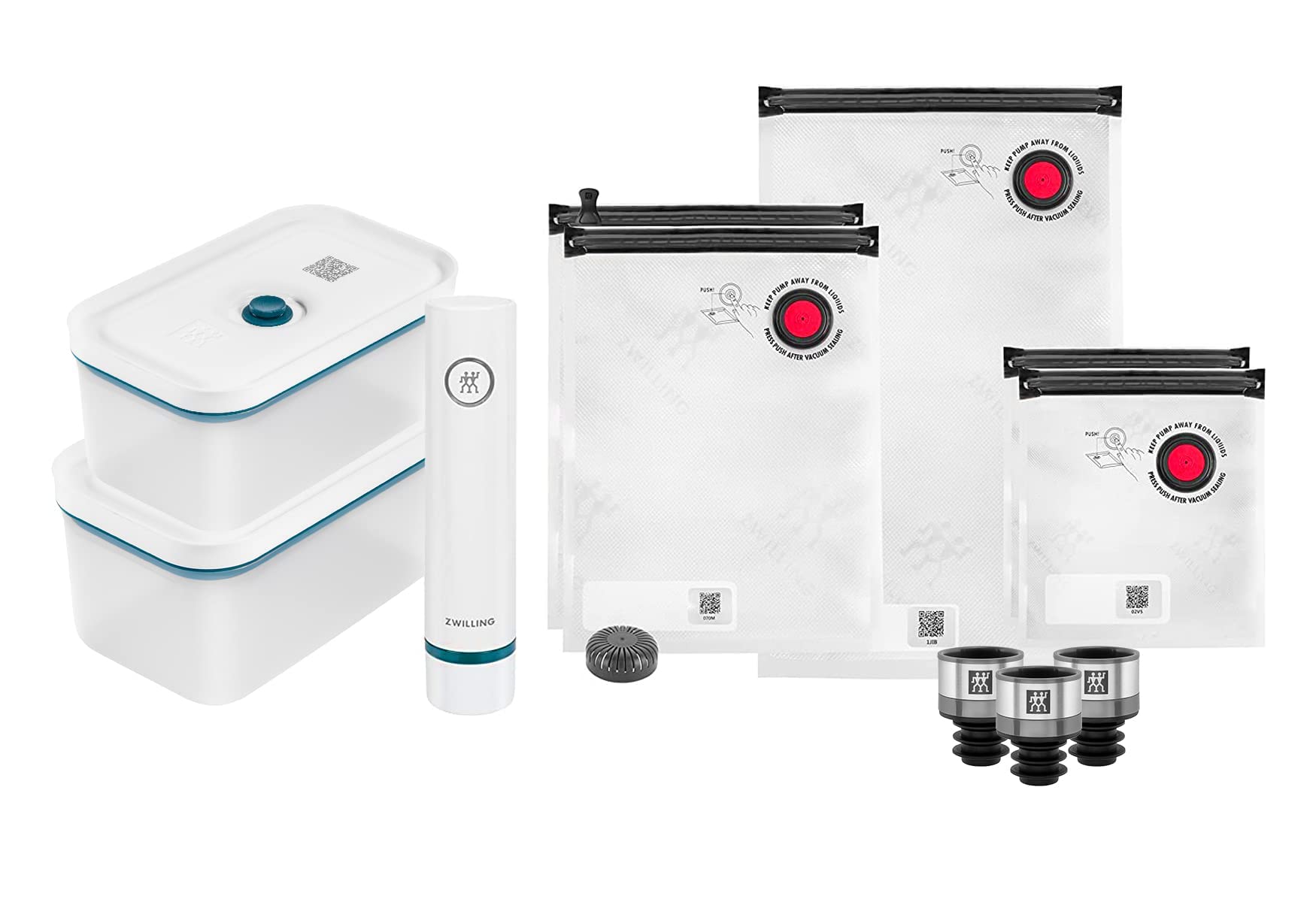 ZWILLING Set Sottovuoto, Plastic, La-Mer, 11-pz