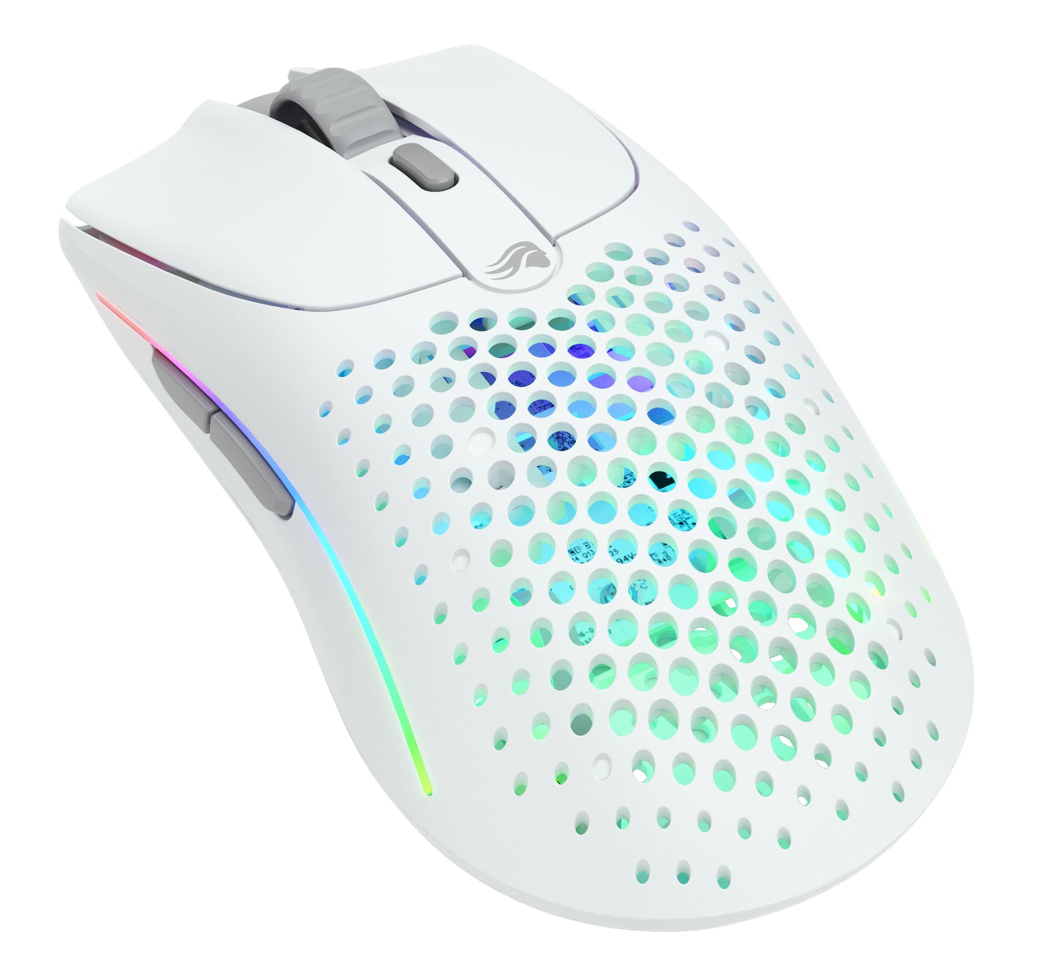 Glorious Gaming Model O 2 Mouse Wireless 2.4GHz/Bluetooth, Bianco