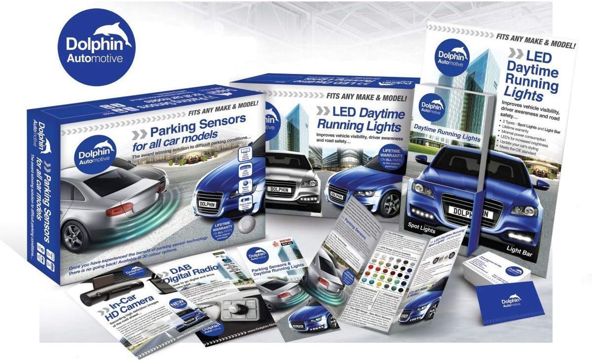Dolphin DPS450 - Sensori di parcheggio per retromarcia, kit di 4 ...