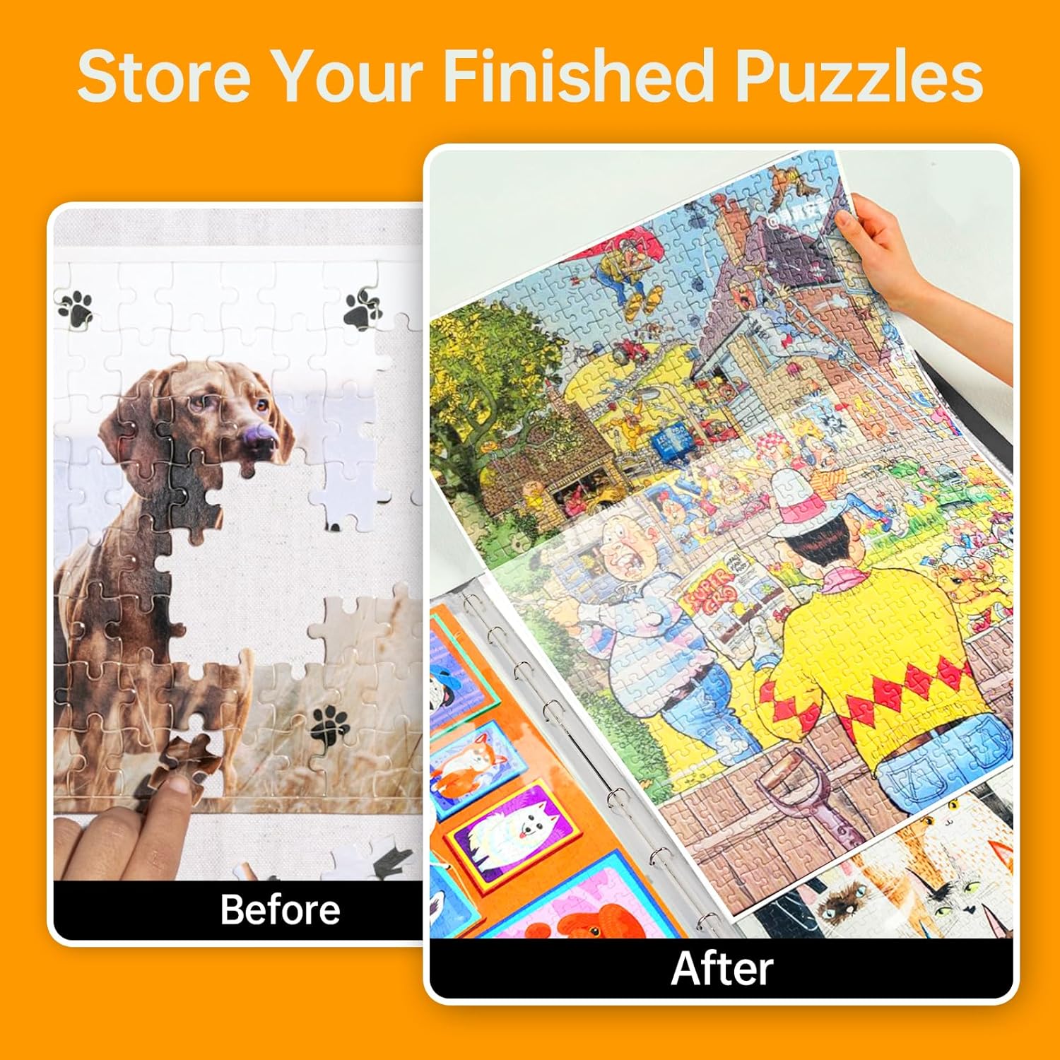 Metionga Raccoglitore per Puzzle 1000pz Portatile - immagine 3