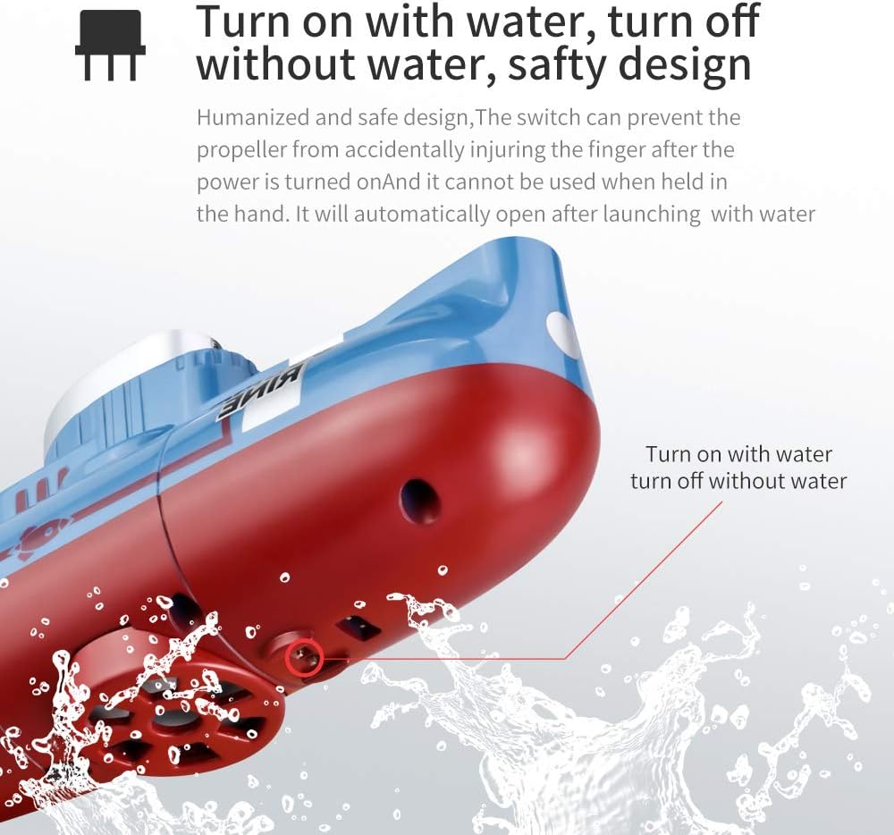 OBEST Mini Sottomarino Radiocomandato 6 M/Min - immagine 4