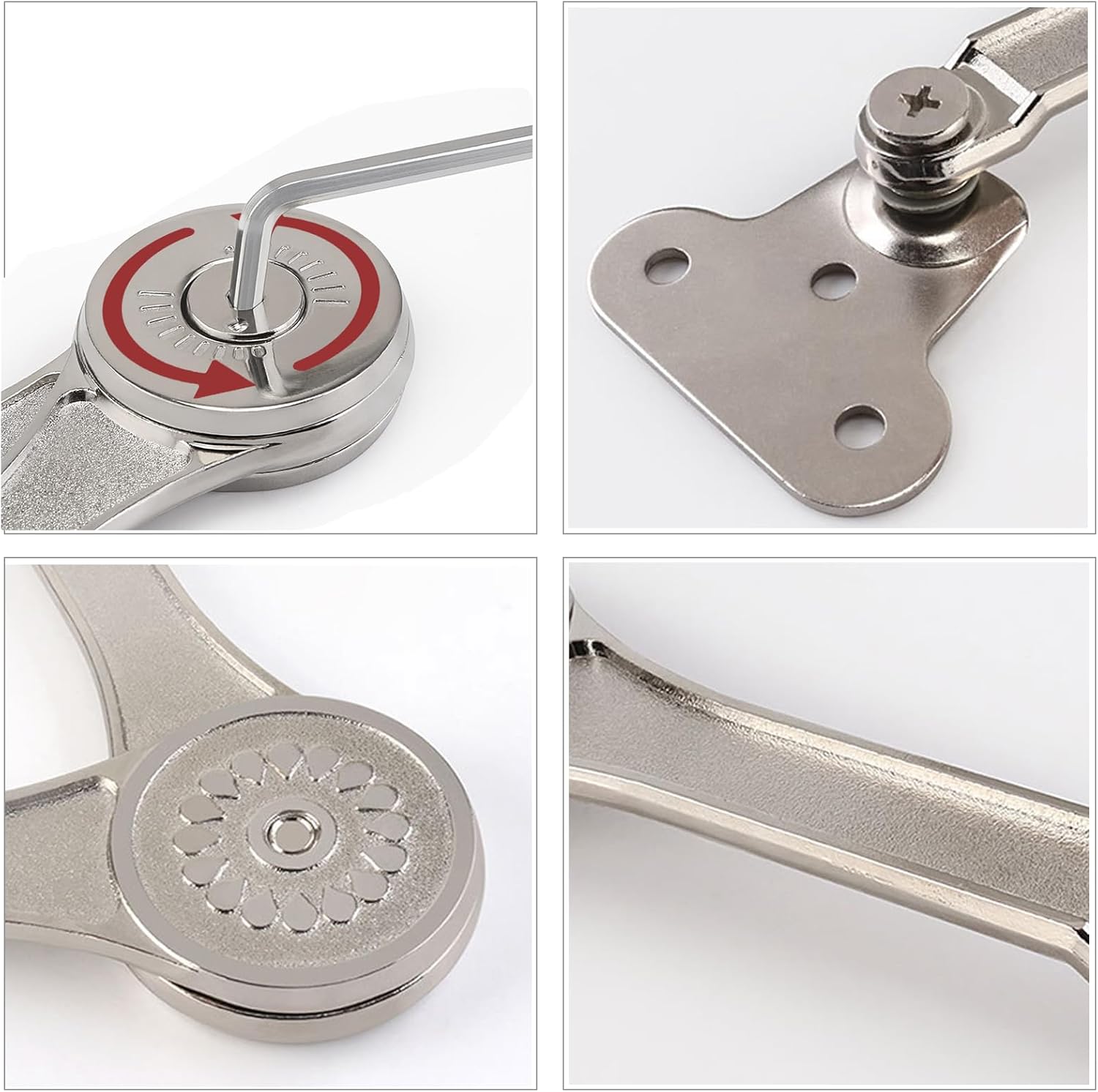 Cerniere di Supporto per Coperchio e Ante Ribaltabili, 2 pz - immagine 2