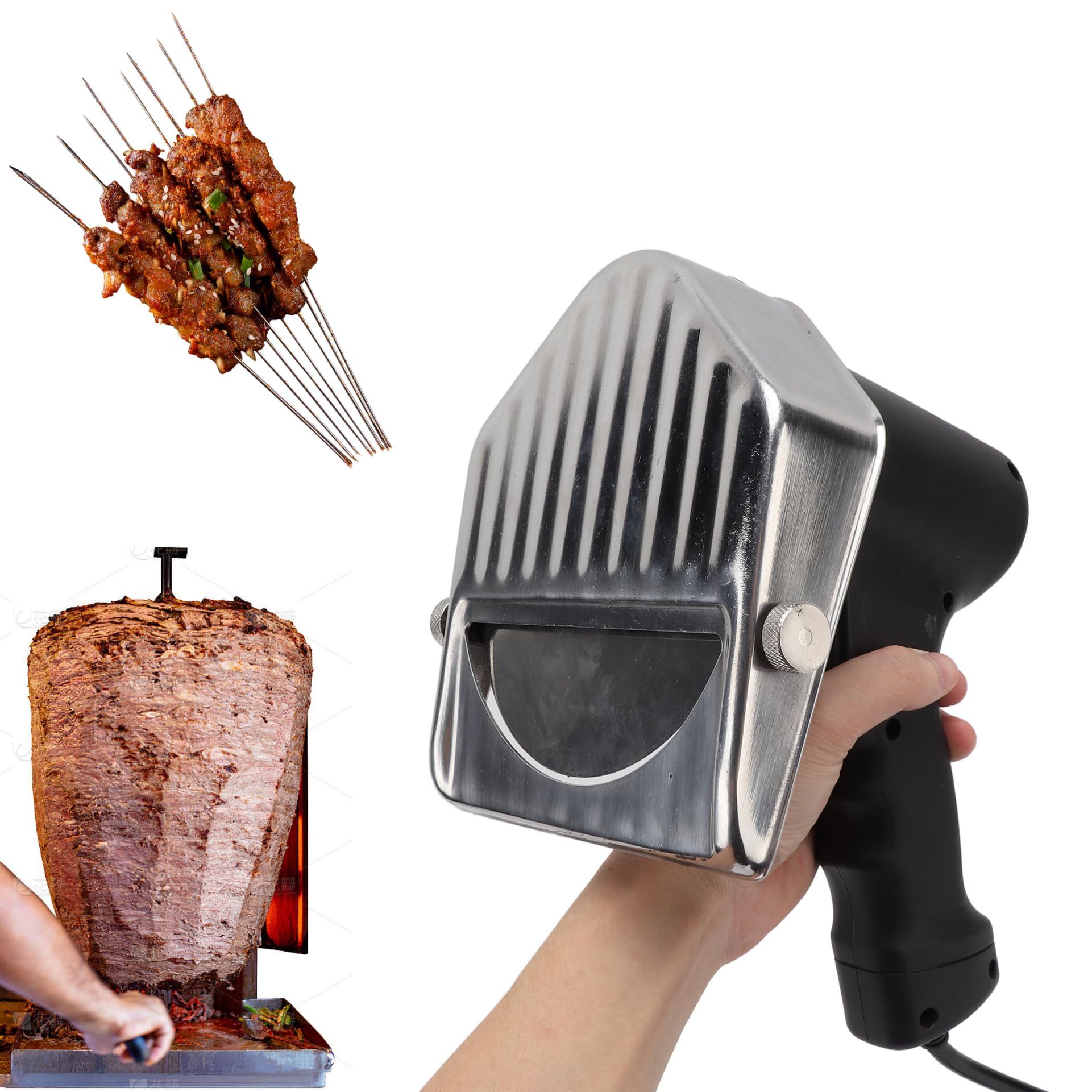 Topyond Coltello Elettrico Kebab Shawarma 80W