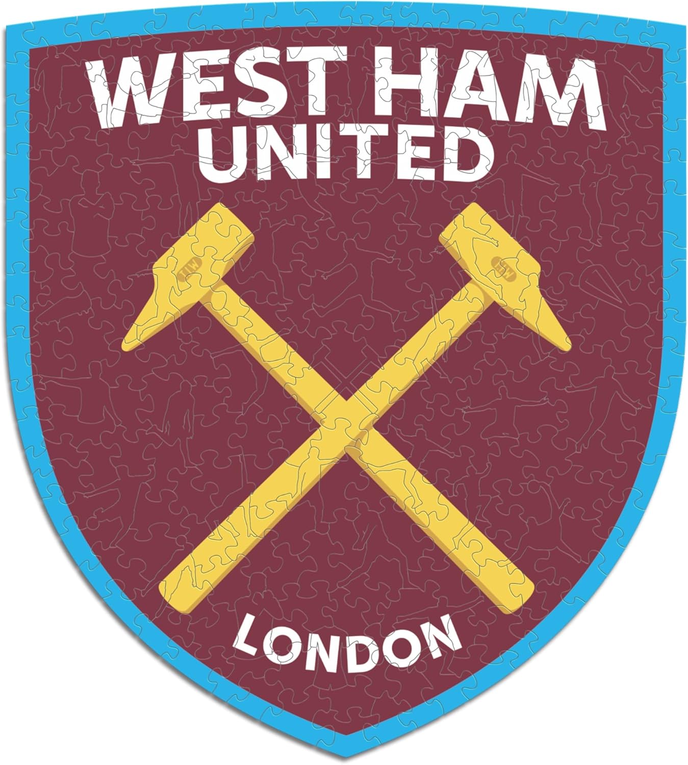 Iconic Puzzles West Ham Logo - Puzzle di Legno 500 Pezzi - immagine 3