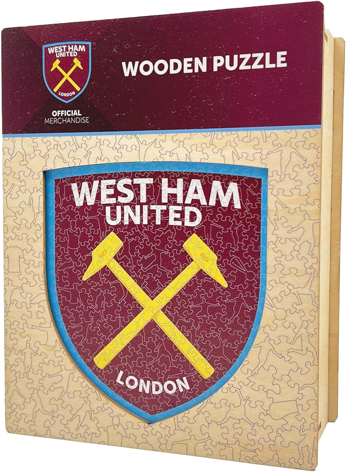 Iconic Puzzles West Ham Logo - Puzzle di Legno 500 Pezzi - immagine 4