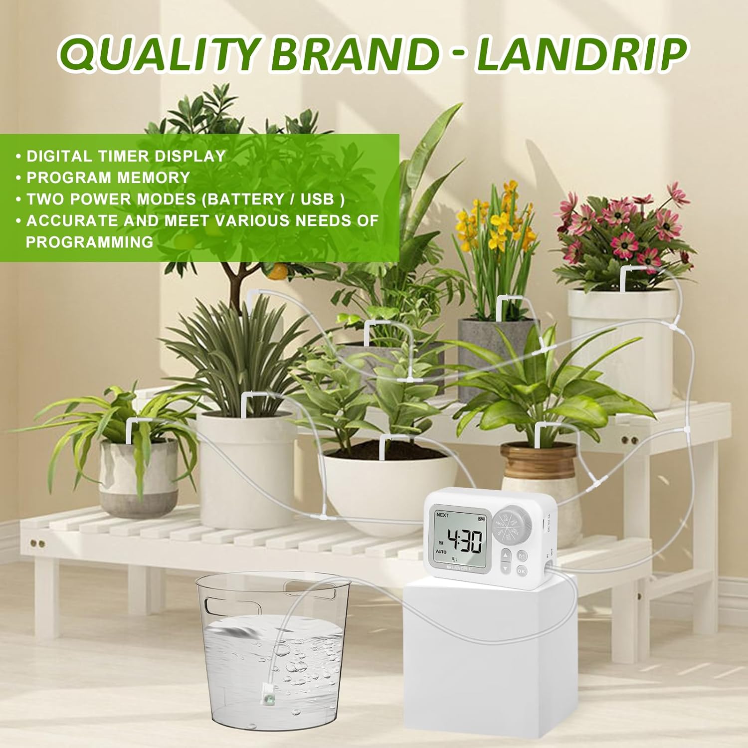 Landrip Irrigazione Automatica per Vasi e Balcone - immagine 4