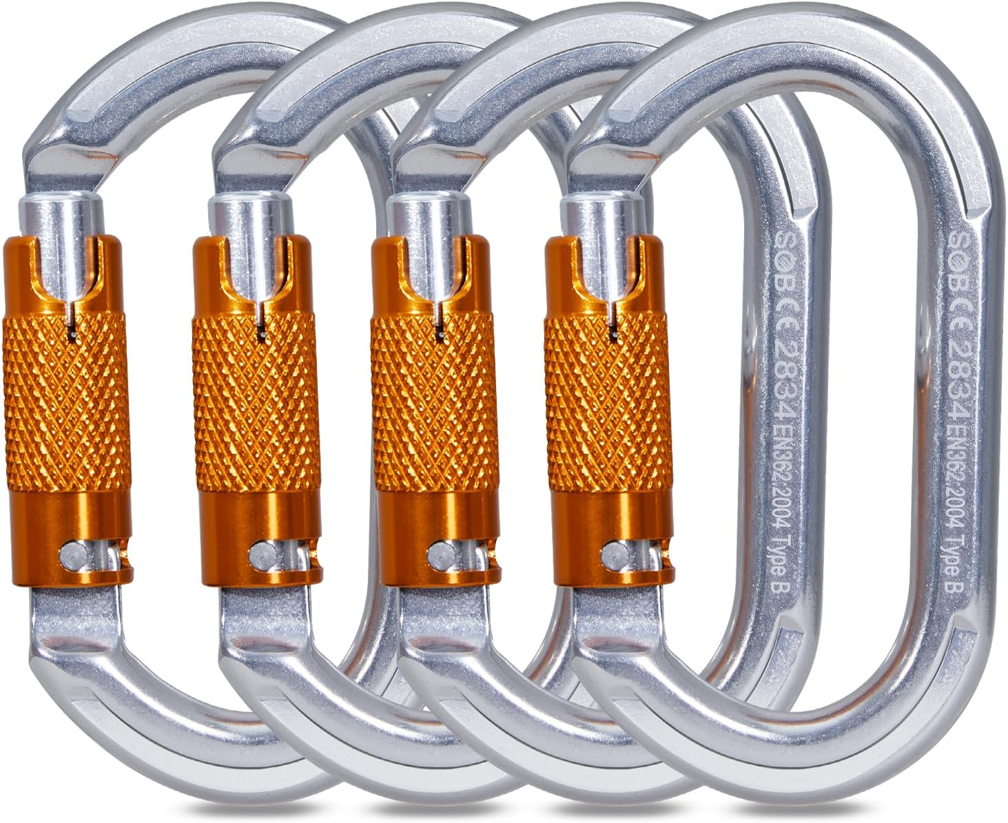 Moschettone da Arrampicata con Cancello a Vite - immagine 1