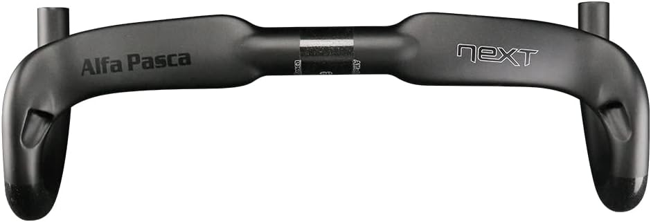 Alfa Pasca Manubrio Bici Corsa Carbonio 31.8 UD Opaca - immagine 1
