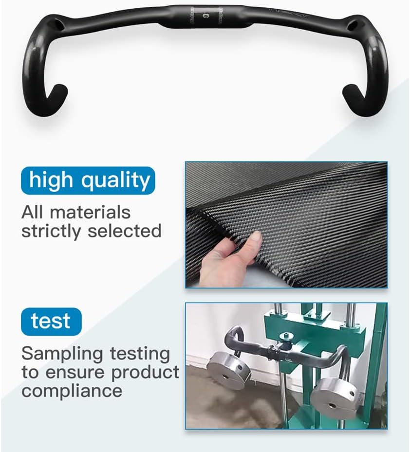 Alfa Pasca Manubrio Bici Corsa Carbonio 31.8 UD Opaca - immagine 5