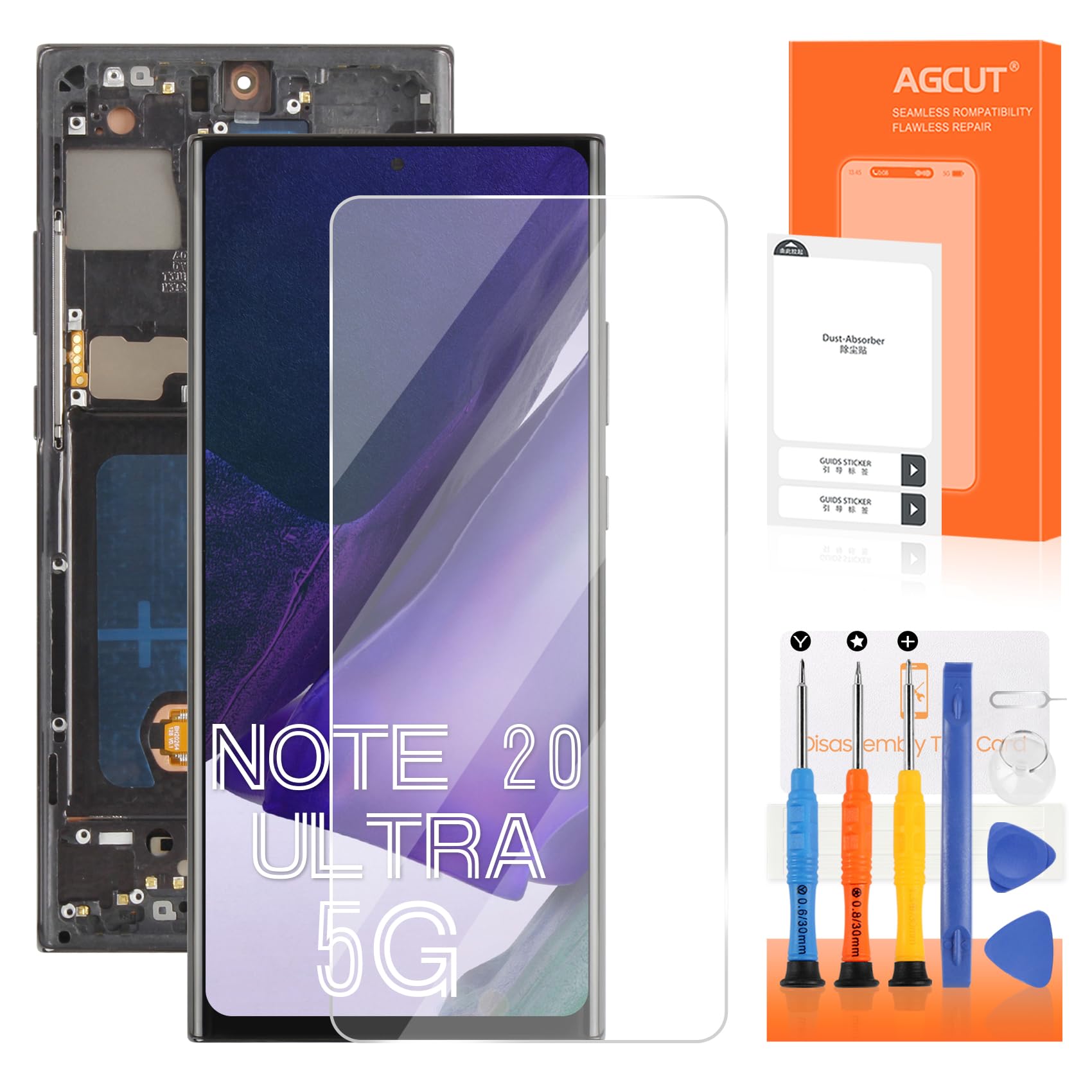 AGCUT Schermo LCD OLED per Samsung Note 20 Ultra 5G