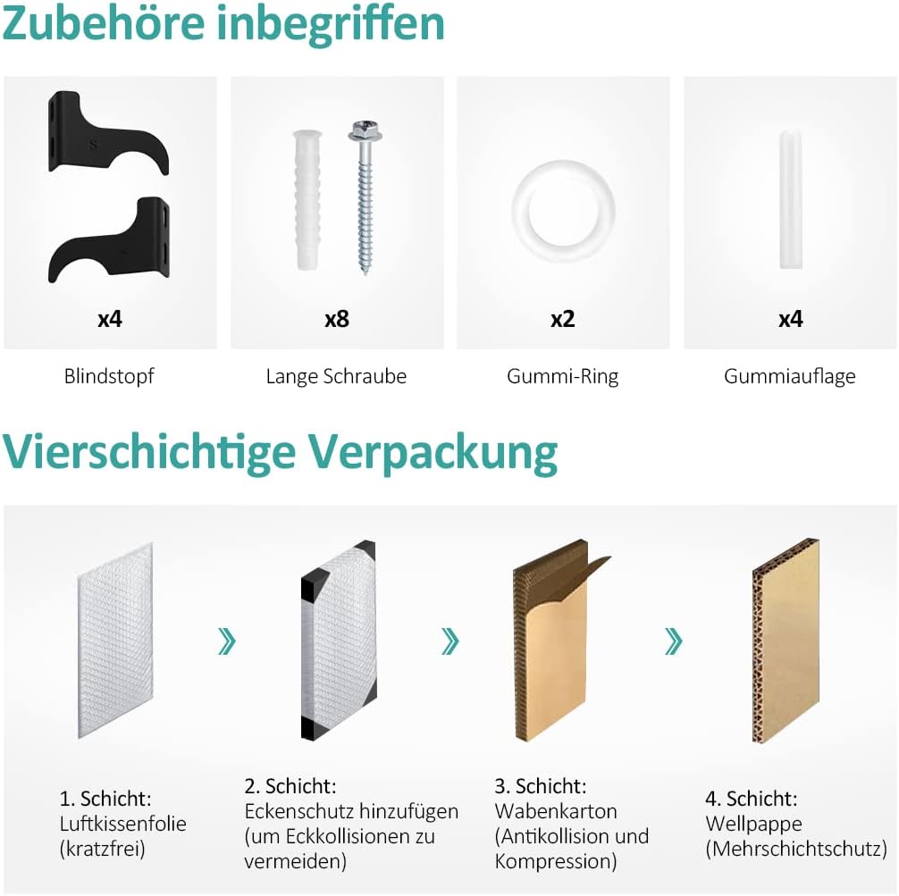 EMKE Radiatore verticale design 900x240mm, Antracite - immagine 7