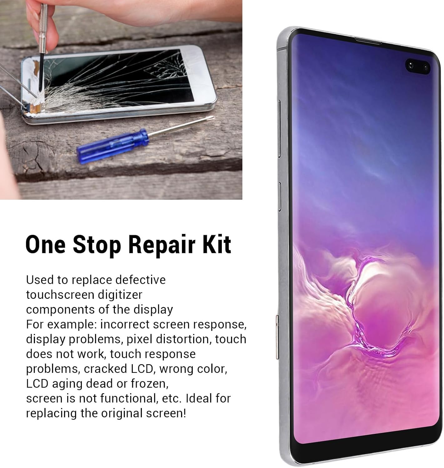 MENDUNER Schermo AMOLED per Galaxy S10 Plus 6,4" - immagine 4