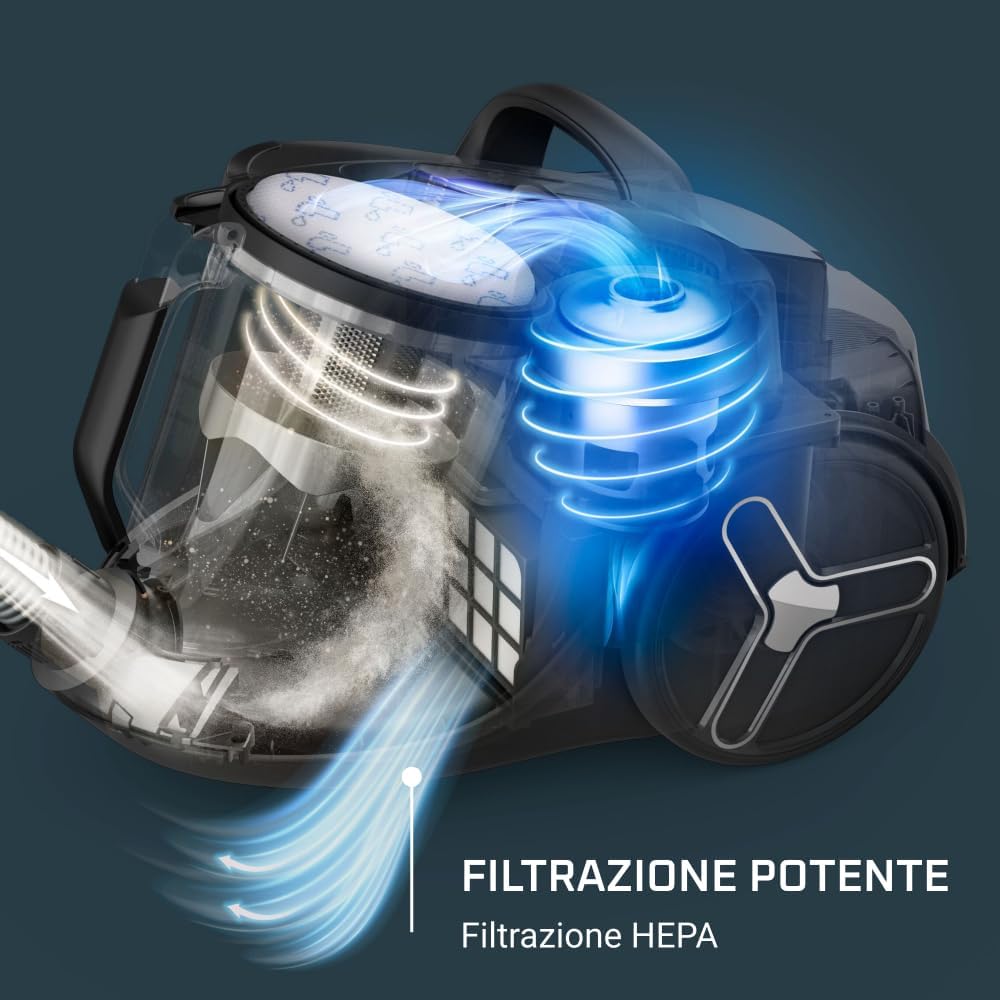 Rowenta Green Force Cyclonic Effitech RO7C30EA - Aspirapolvere 500W - immagine 3