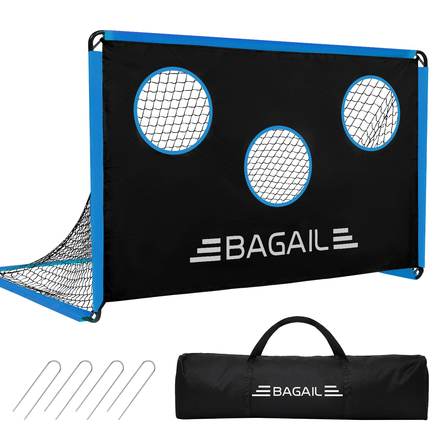 Bagail Football Goal 2-in-1 con Target 6 x 4 FT