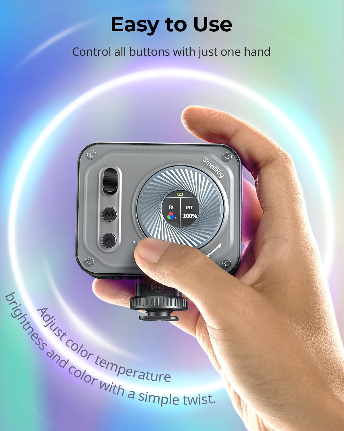 Smallrig Vibe P108 Pro RGB Video Light - immagine 2